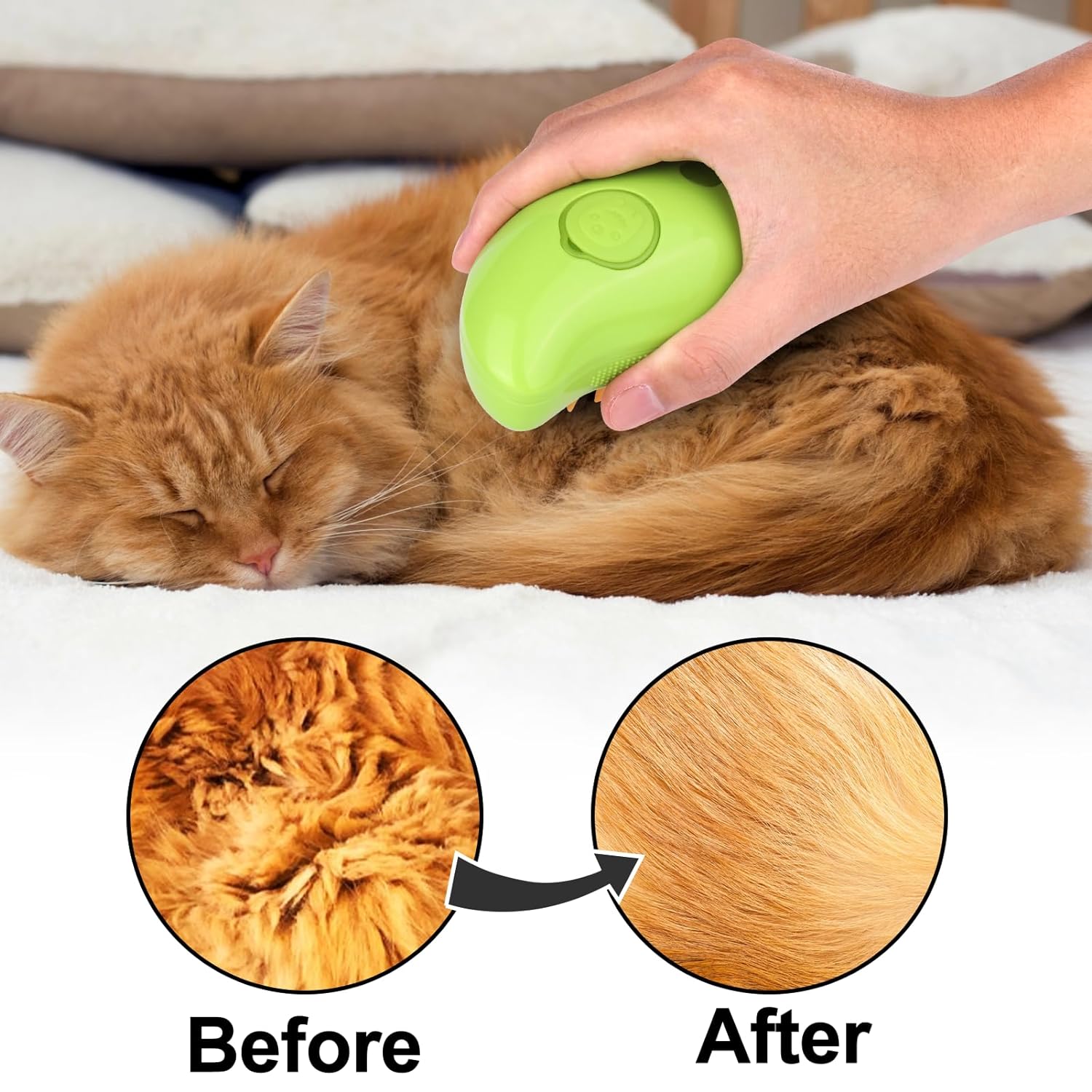 SteamyPurr™ -  Pet Spa Brush