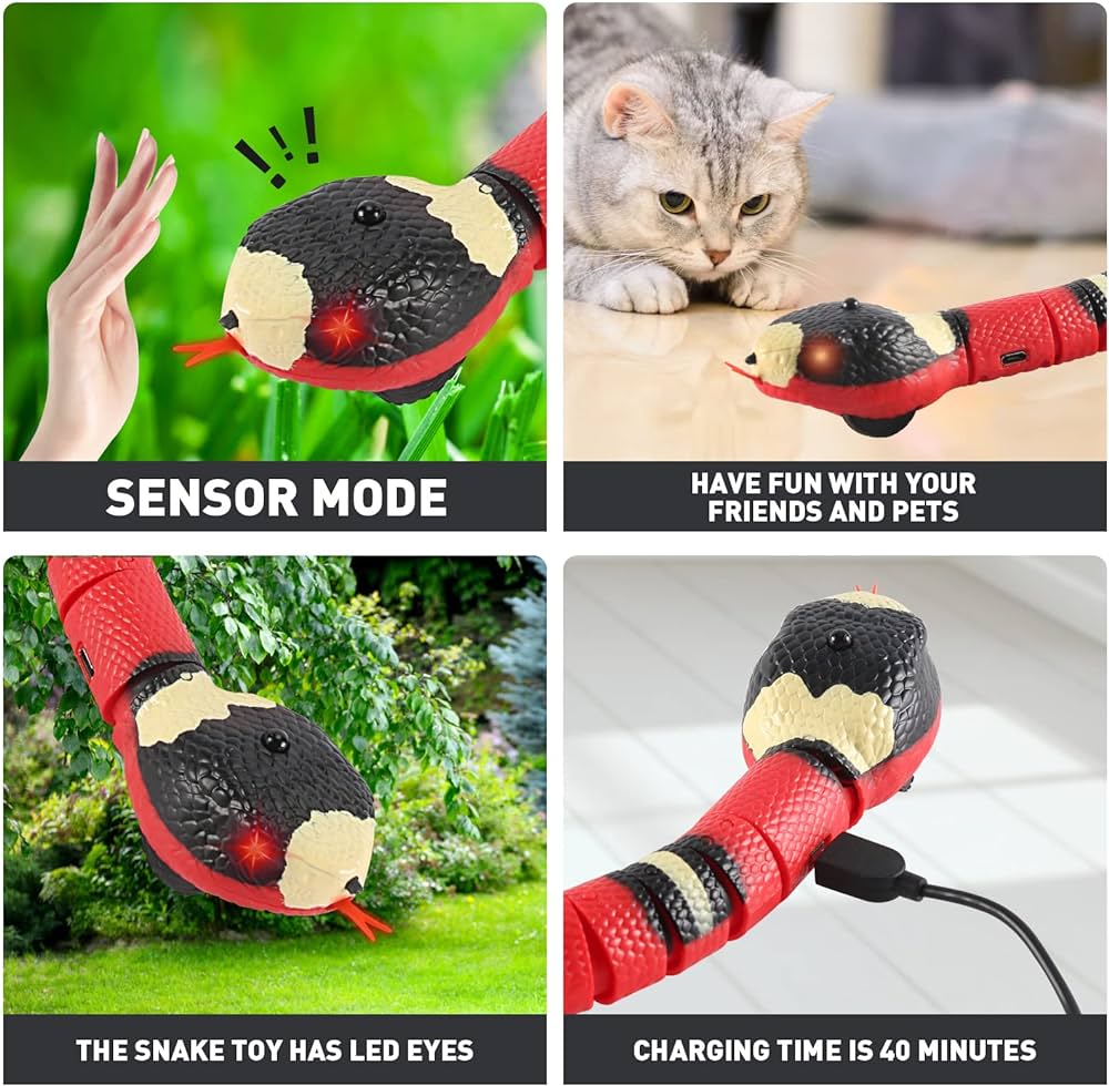 SensaSnake™ - Smart Sensing Cat Toy