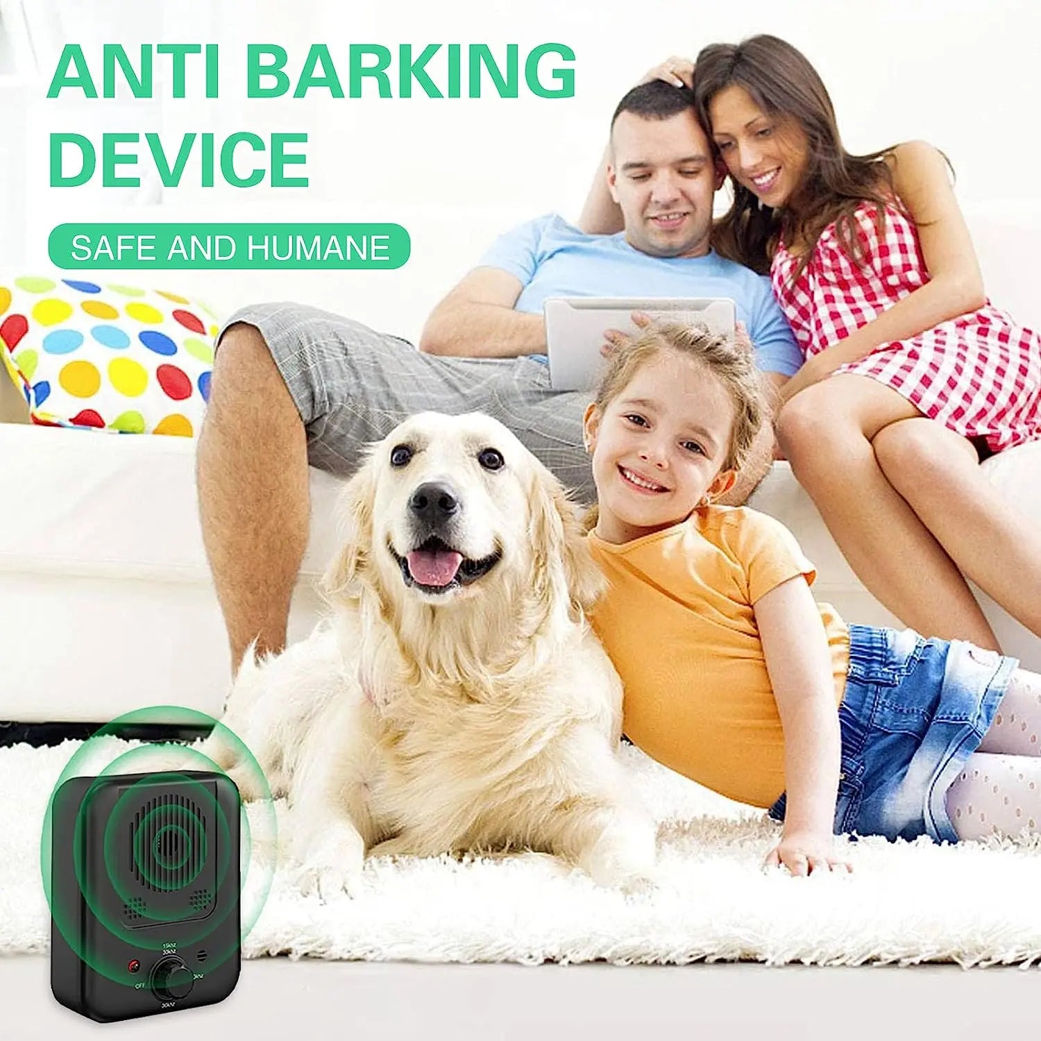 QuietPaws™ - Ultrasonic Dog Anti Barking Device