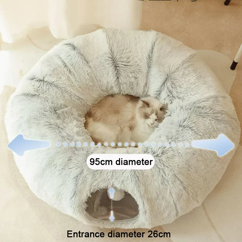 SnugHeaven™ - 2 In 1 Round Cat Beds